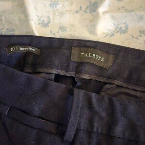 Talbots navy blue dress pants size 10